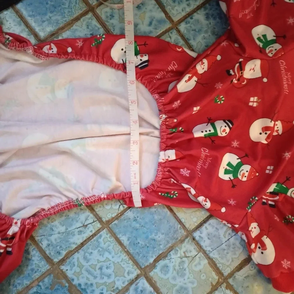 Christmas doggy outfit NWOT